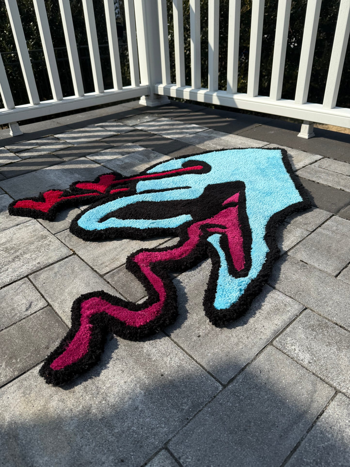 Dolphin Hearts Rug